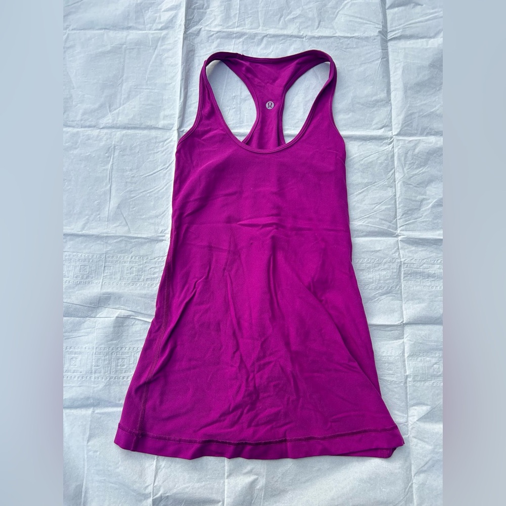 Lululemon purple athletic tank top